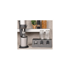 Kesper Flaschenabtropfhalter Metall Mattschwarz 32 x 17 x 12.5 cm