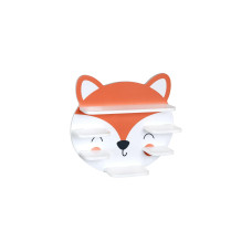 Kesper Étagère Bambus Orange Weiss 45 x 12 x 42 cm