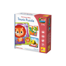 Lisciani Touch Puzzle Montessori, Baby, 6 Motive à 4 Teile