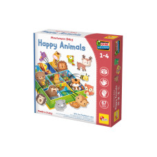 Lisciani Happy Animals Setzkasten und Sortierspiel