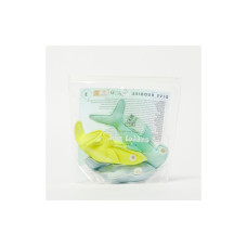 Sunnylife Salty the Shark Dive Buddies Aqua Set of 3 Neongelb