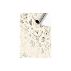 Stewo Geschenkpapier Beau | 70 cm × 1.5 m, 76 g/m², beige Hirsch Stewo Geschenkpapier Beau | 70 cm × 1.5 m, 76 g/m², beige Hirsch