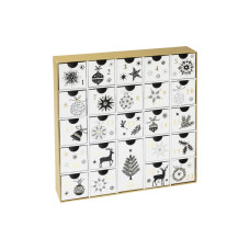 Stewo Adventskalender Geschenkbox Karton 28 x 28 x 3.5 cm Stewo Adventskalender Geschenkbox Karton 28 x 28 x 3.5 cm