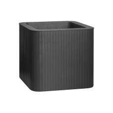 Elho Jive Quadrat Stripe 40 Dunkelgrau Elho Jive Quadrat Stripe 40 Dunkelgrau