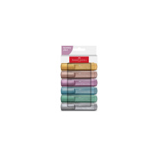Faber-Castell Textliner 46 Metallic, Set 6 Farben Faber-Castell Textliner 46 Metallic, Set 6 Farben