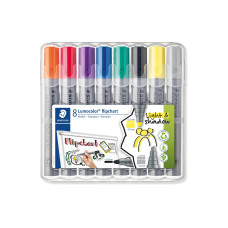 Staedtler Lumocolor 356 Etui, Keil- und Rundspitze, 8 Farben Staedtler Lumocolor 356 Etui, Keil- und Rundspitze, 8 Farben