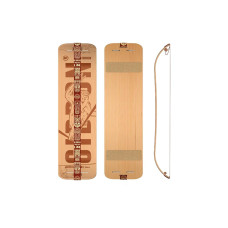 GIBBON Gibbon Slackboard Set Roots Rocker Trave l Set Buche Braun GIBBON Gibbon Slackboard Set Roots Rocker Trave l Set Buche Braun