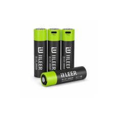 IILEER IILEER AA Lithium Akkus 1200 mAh 4 Stück IILEER IILEER AA Lithium Akkus 1200 mAh 4 Stück