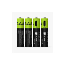 IILEER AAA Lithium Akkus 500 mAh, 4 Stück