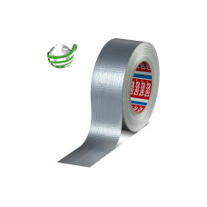 tesa 60462 Duct Tape 50 mm x 50 m, Silber/Grau