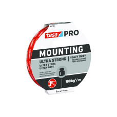 tesa Mounting PRO Ultra Strong 19 mm x 5 m, Weiss
