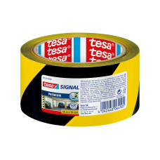 tesa Markierungsklebeband 50 mm x 66 m, Rot/Weiss