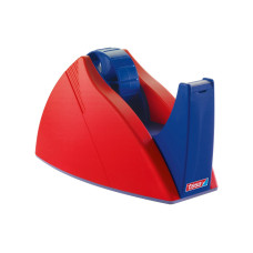 tesa Klebebandabroller 25 mm x 66 m, Blau/Rot