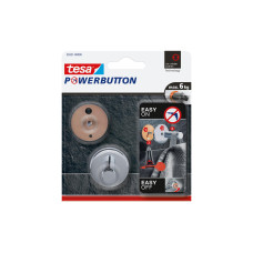 tesa POWERBUTTON Chrom
