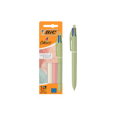 BIC Kugelschreiber Mineral Tones 1 mm Beige, Olive, Himbeer BIC Kugelschreiber Mineral Tones 1 mm Beige, Olive, Himbeer