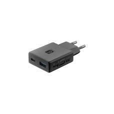 Cellular Line Duo Power Lite 45W USB-C 18W USB-A GaN+ Schwarz Cellular Line Duo Power Lite 45W USB-C 18W USB-A GaN+ Schwarz