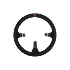 Asetek Racing GT Rim Curved Wildleder, Schwarz, 340 mm
