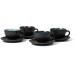 Bitz Kaffeetasse 240 ml, 4 Stück, Schwarz/Mehrfarbig Bitz Kaffeetasse 240 ml, 4 Stück, Schwarz/Mehrfarbig