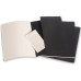 Moleskine Notizbuch XL Blanko, 120 Seiten, 3er Set