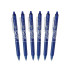 Pilot Gelschreiber FlowPack FriXion Clicker 6 Stück, Blau