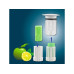 Abfluss-Fee LED-Abflussstopfen Weiss/Chrom mit Duftstein
