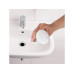 Abfluss-Fee LED-Abflussstopfen Weiss/Chrom mit Duftstein