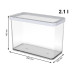 Rotho Vorratsdose Loft 5 Stück, 6.1 l, Transparent/Weiss