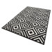 Hanse Home Teppich Art 140 cm x 200 cm, Schwarz/Crème