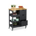 relaxdays Küchenwagen 85 x 68.5 x 38.5 cm, Grau relaxdays Küchenwagen 85 x 68.5 x 38.5 cm, Grau