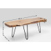 Kare Couchtisch Aspen 106 x 41 cm, Nature
