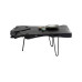 Kare Couchtisch Aspen 100 x 40 cm, Schwarz