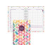 Biella Family Organizer Geometrische Figur, 2027, Mehrfarbig