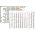 Biella Jahres-Wandplaner Papier weiss matt 98 x 68 cm 170 g/m²