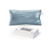 Smartsleep Kopfkissenbezug Seide 40 x 80 cm, Blau/Grau