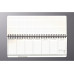 Sigel Tisch-Querkalender Conceptum 2027 30 x 14.3 cm, Dunkelblau