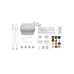 Godox CUBE-SL KIT 2 Funkmikrofonsystem Weiss für iOS-Geräte Godox CUBE-SL KIT 2 Funkmikrofonsystem Weiss für iOS-Geräte
