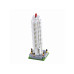 BRIXIES Bausteinmodell Schiefer Turm von Pisa aus 494 Bausteinen