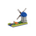 BRIXIES Bausteinmodell Windmühle aus 203 Bausteinen