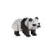 BRIXIES Bausteinmodell Panda Bär stehend aus 127 Bausteinen