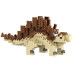 BRIXIES Bausteinmodell Stegosaurus aus 118 Bausteinen