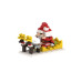 BRIXIES Bausteinmodell Weihnachtsschlitten aus 205 Bausteinen