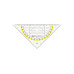 Aristo 1553 Winkelmesser Kunststoff transparent 16 cm
