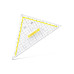 Aristo 1650/4 25 cm Plexiglas transparent mit Schutzhülle