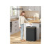Songmics Recyclingeimer 135 l, Schwarz/Beige