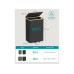 Songmics Recyclingeimer 135 l, Schwarz/Beige