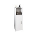 VCM Badezimmerregal Zalo L 30 x 95 cm, Weiss