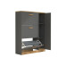 VCM Schuhschrank Halom L 80 x 105 cm, Anthrazit/Honig-Eiche VCM Schuhschrank Halom L 80 x 105 cm, Anthrazit/Honig-Eiche