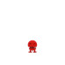 Hoptimist Aufsteller Bimble XS Rot