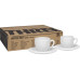 Könitz Cappuccinotasse Three 140 ml, 2 Stück, Weiss