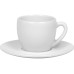 Könitz Cappuccinotasse Three 140 ml, 2 Stück, Weiss